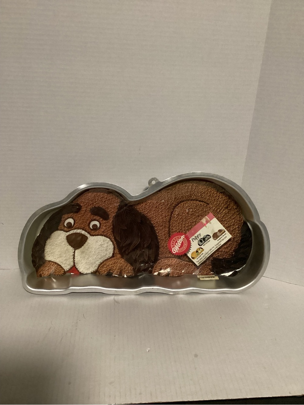 Wilton Silver Puppy Mold Cake Pan 1986